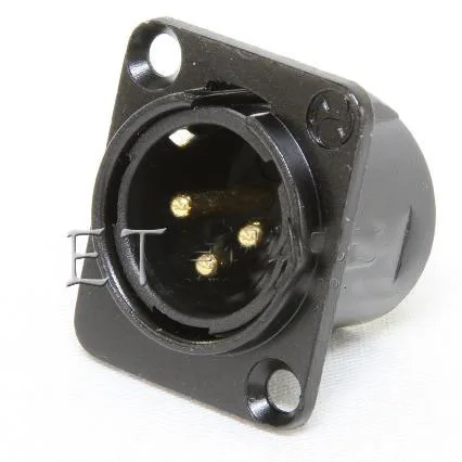 

Made by Neutrik China factory YS146BG Cannon male Connector Panel Mount Chassis Socket