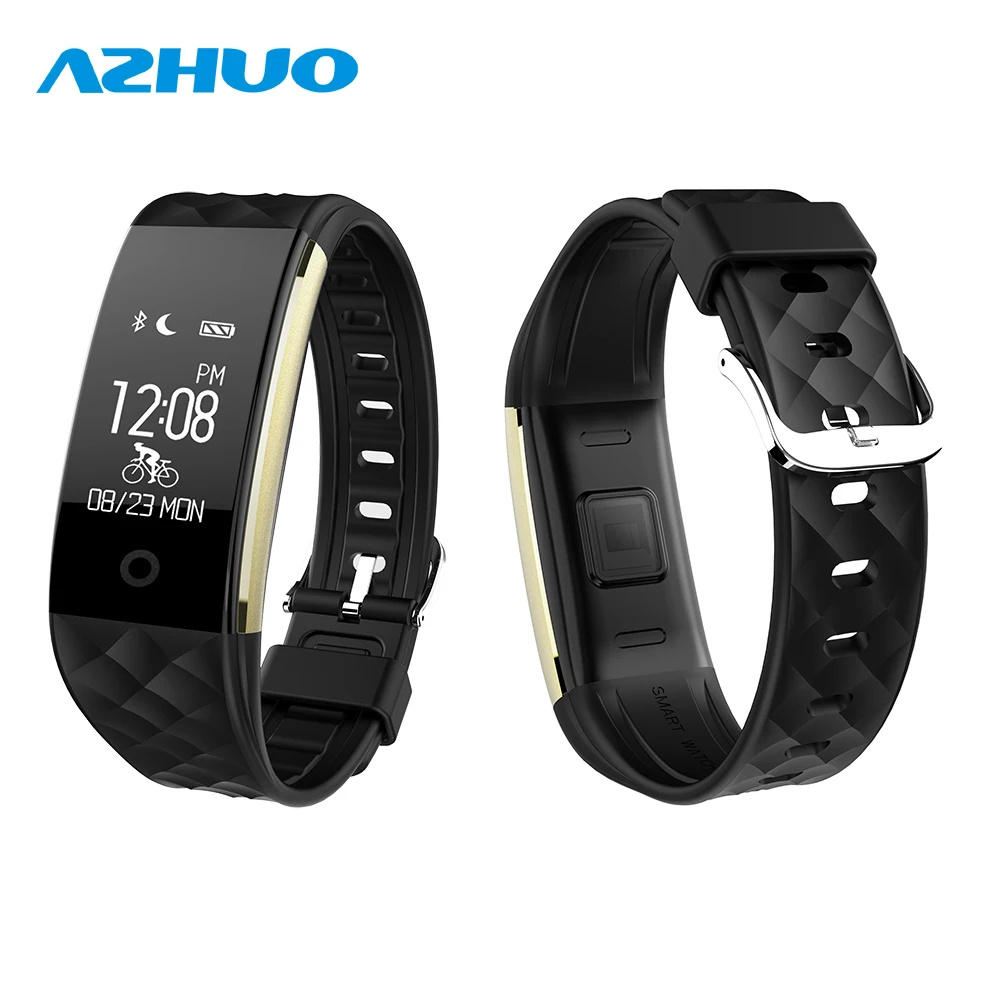 AZHUO S2 Smart Bracelet Bluetooth 4.0 Heart Rate Monitor IP67