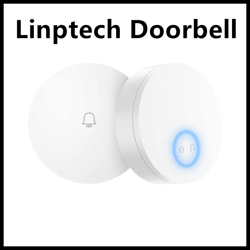 

Xiaomi Ecological Chain Brand-Linptech Self-Generating Wireless Doorbell Work With Mijia APP Smart Contro Power Off Memoryl