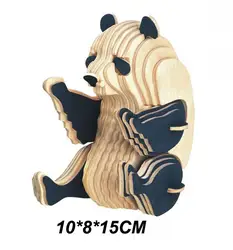 ОСГТ деревянный животное панда модели миниатюрных 3D Puzzle