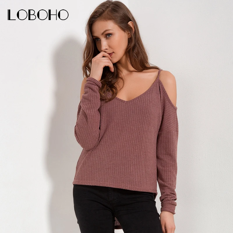 spaghetti off shoulder top