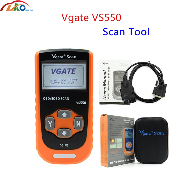 

New design Code Reader Vgate VS550 Scanner Automotive CAN ODB II 2 OBDII Diagnose Scan Tools VS 550
