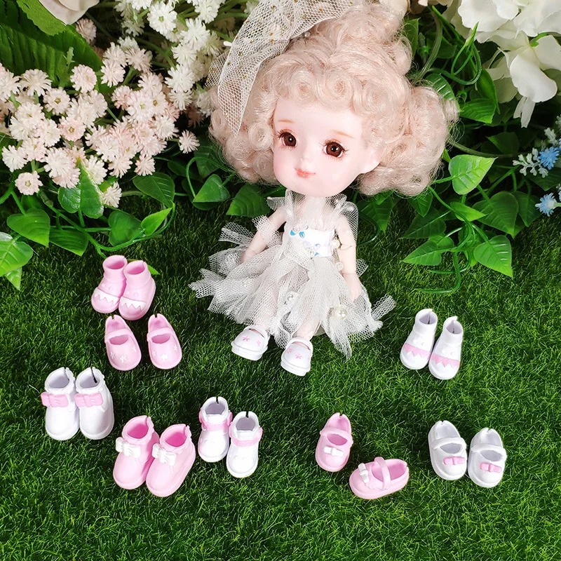 

Shoes for DoDo doll Rubber with bow suit for 1/8 middie blyth doll,ob11