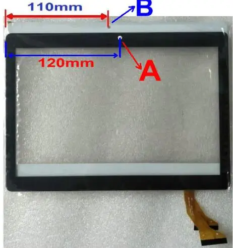 

Witblue New Touch screen For 10.1" BDF MTK 6580 Quad Core Tablet CH-1096A1-FPC276-V02 panel Digitizer Glass Sensor replacement