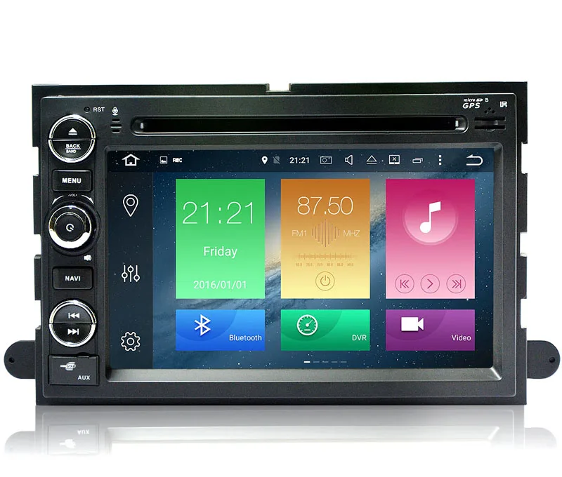 Clearance Android 9.0 Octa Core Car DVD GPS Player For Ford  F150 F350 F450 F550 F250 Fusion Expedition Mustang Explorer Edge WIFI USB SD 12