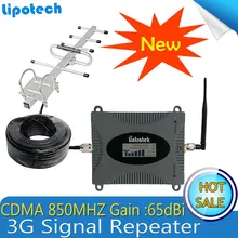 Kit diy cdma 850mhz repetidor sinal celular 3g umts 850mhz (faixa 5) amplificador de reforço de sinal de celular de telefone celular com display lcd