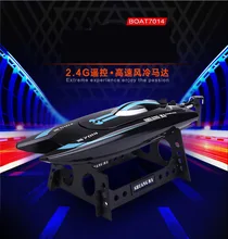 Amazing RC Boat 7014 2.4G High Speed 25km/h RC Boat Toys Speedboats Model Electric Remote Control Gift for Children