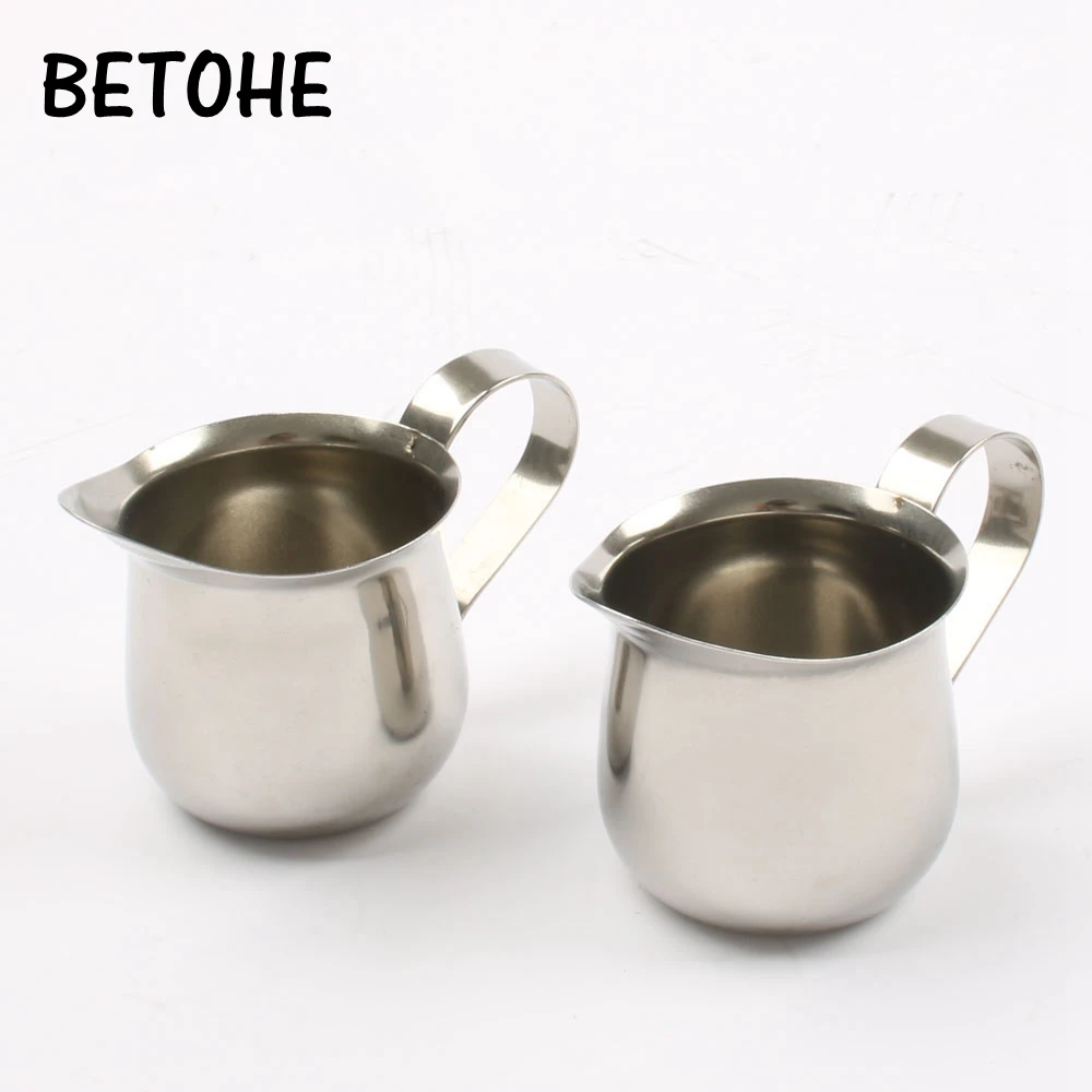 60ml 90ml 150ml 240 ml Stainless Steel Milk Frothing Jug Espresso
