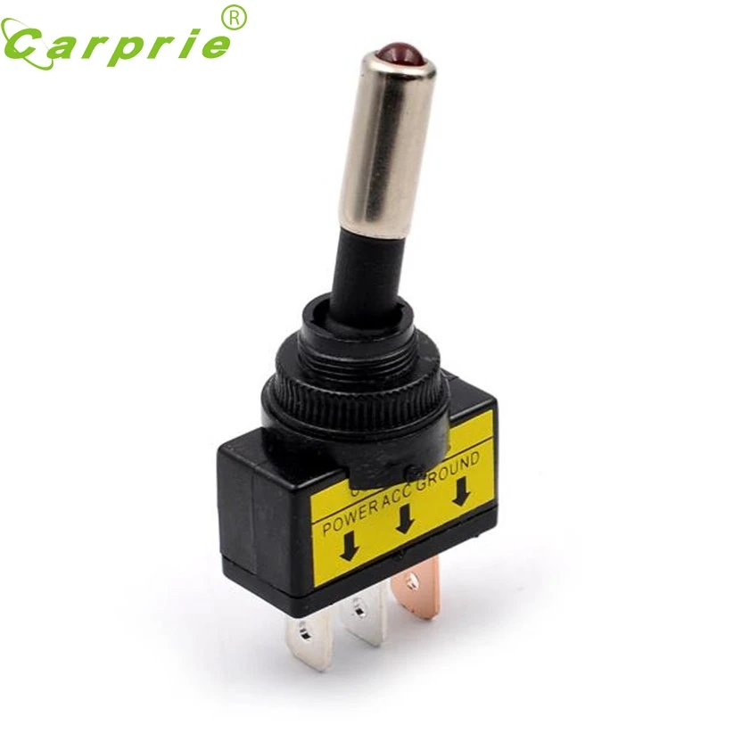 

Super 12V 20A Car Auto Red LED Light Toggle Rocker Switch 3Pin SPST ON/OFF Sales Dropshipping