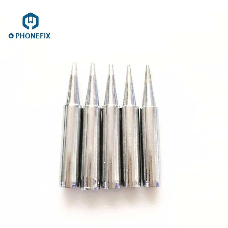 

PHONEFIX 5pcs Steel Soldering Iron Tips 900M-T-B Solder Iron Tips For Mobile Phone Motherboard Heating Repair