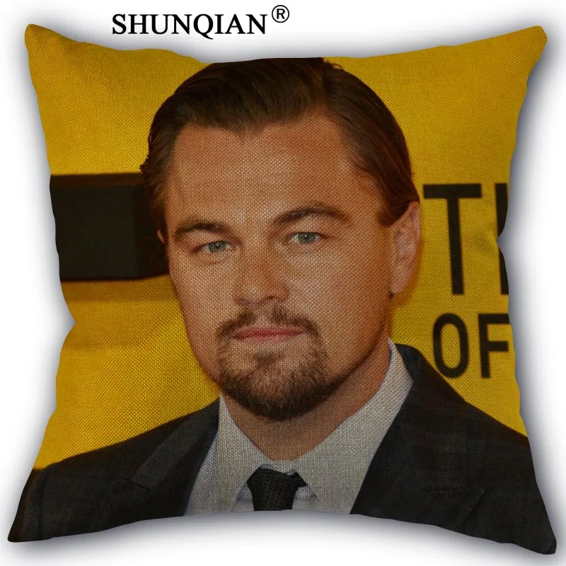 Индивидуальный чехол для подушки Leonardo DiCaprio для офиса, свадьбы, постельных принадлежностей, дивана, винтажный Чехол для подушки/наволочка для домашнего декора - Цвет: Pillow Case