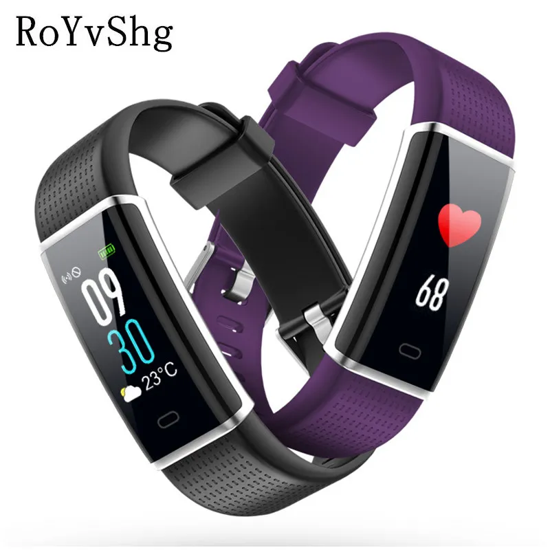 Напульсники Smart Band ID130C с монитор сердечного ритма Фитнес браслет IP67