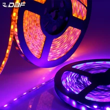 DBF – bande lumineuse LED 5050 RGB/RGBW/RGBWW IP65, étanche dc 12v, Flexible, lumière rouge/verte/bleue/blanc froid/blanc chaud, 60LED/m, 5 m/lot