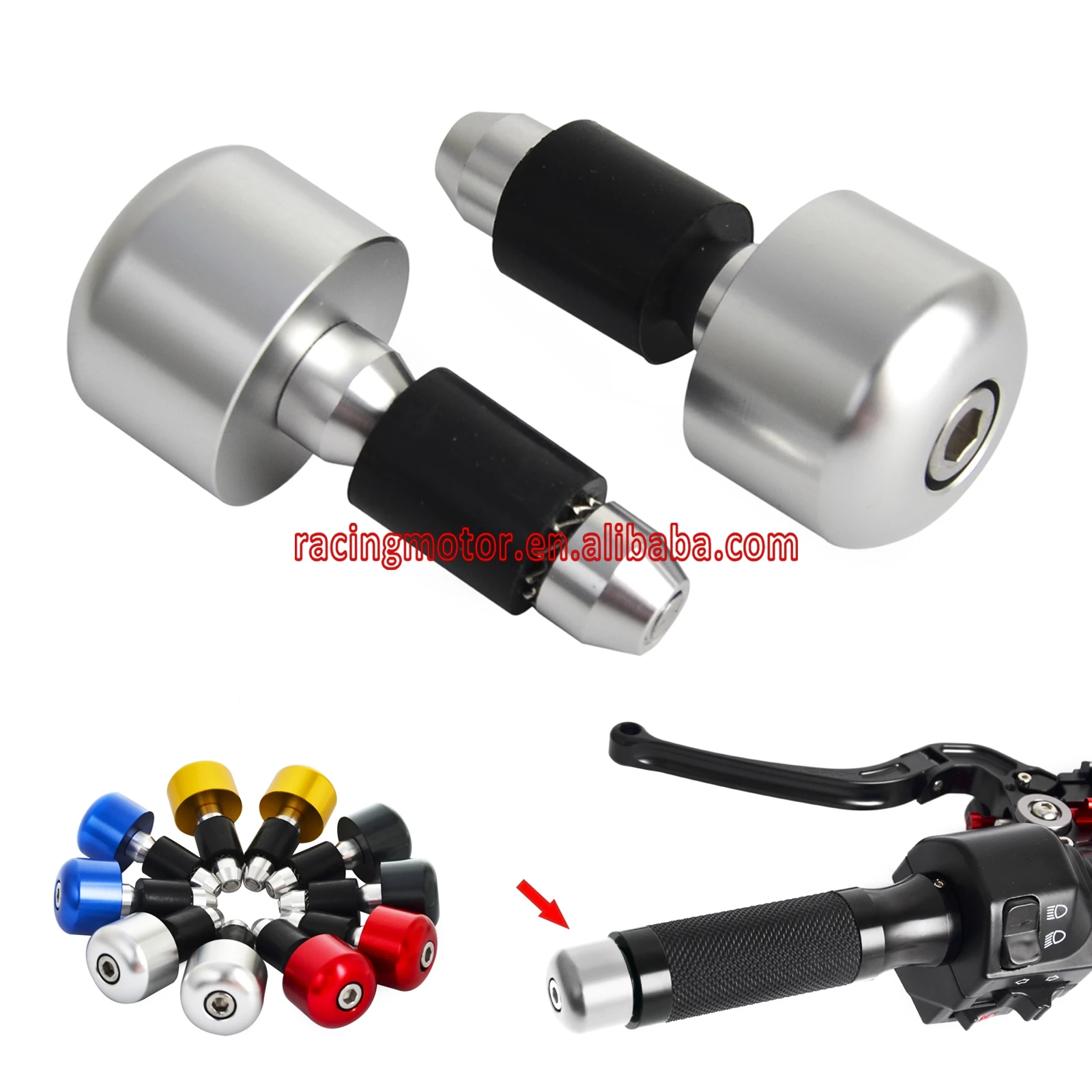 Наконечники для руля Ducati Monster S2R S4 S4R Multistrada 7/8 1000 1100 MTS1200 ST2 ST3 ST4 SS400 SS800 22 мм (1200 дюйма)