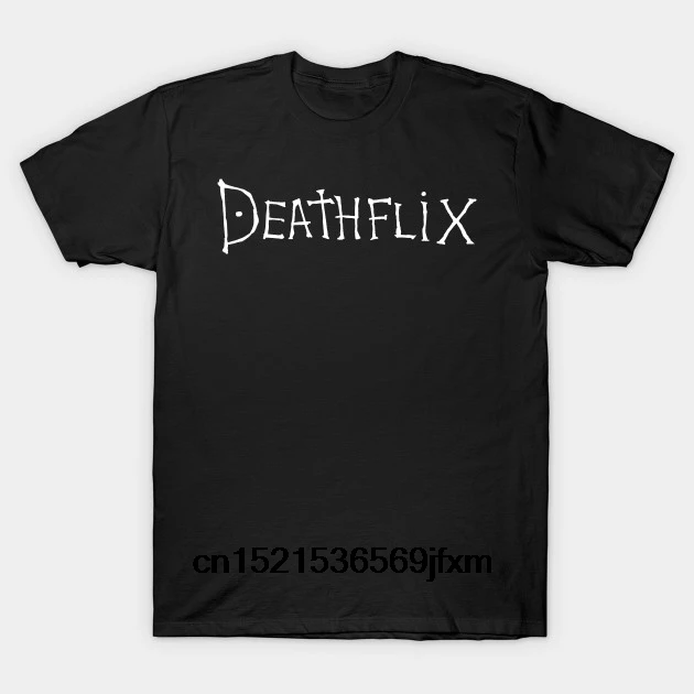 Мужская футболка с принтом хлопок короткий рукав новый стиль deathflix Death Note женская