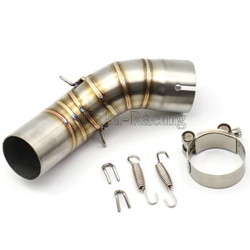 

Motorcycle Exhaust Connect Pipe Middle Link Pipe for Kawasaki Z900 / Z900 A2 2018 Mid Down Pipe for 51mm Exhaust Mufflers Z 900