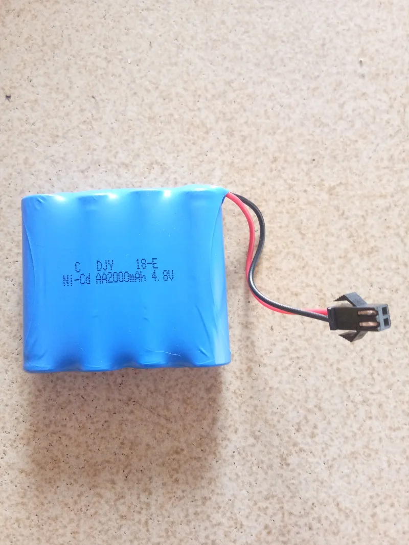 4,8 V 2000mAh Ni-MH батарея Группа RC игрушка электрическое освещение Оборудование безопасности AA батарея для RC игрушки