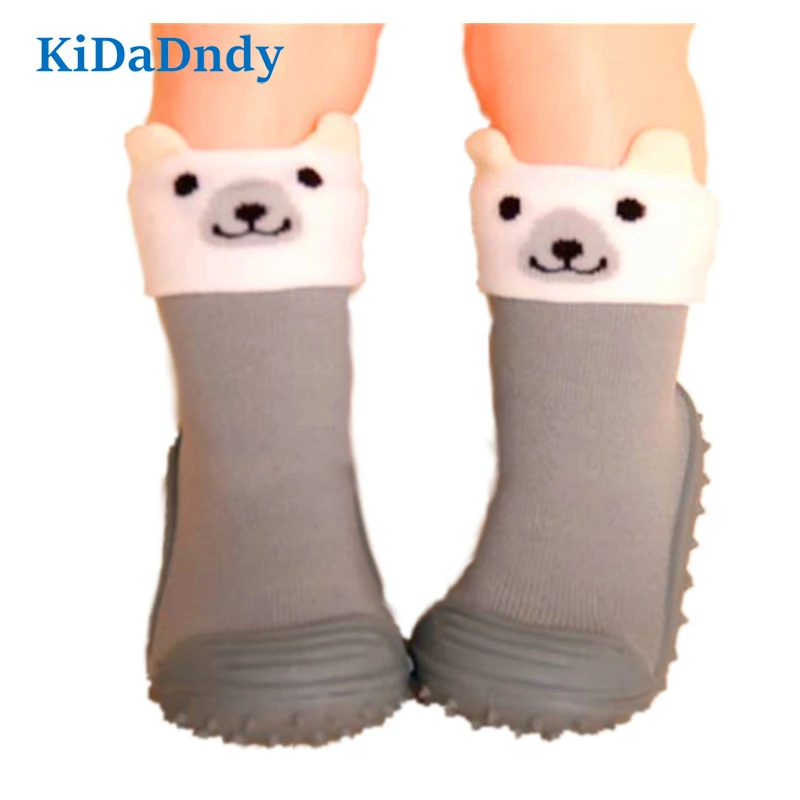 

Children Socks Soft Bottom Non-Slip Floor Toddler Girl Boy Newborn Enfant Shoes Socks With Rubber Soles Kids Baby Socks LMY007R