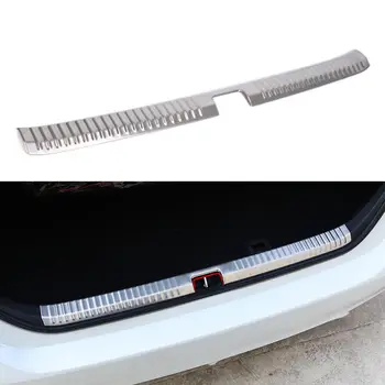 

Stainless Steel Car Rear Bumper Guard Sill Plate Protector Cover Decal Fit For Toyota Camry 2018 Car Styling Accessory Decorate
