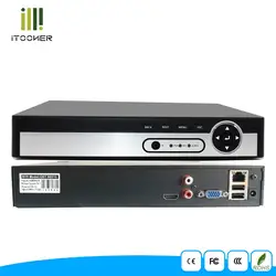 1080 P NVR 4ch сети Регистраторы HDMI и VGA Выход Поддержка ONVIF P2P Облако iPhone, Android зрения для IP Камера 5.0 м H.265 plug & play