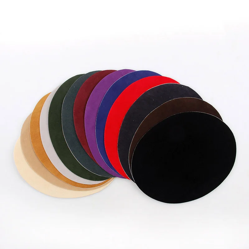 

1 Pair Solid Color Sleeve Against Jeans Patches Iron-On Repair Elbow Knee Denim Patch Clothes Denim Sticker Clothing Accessories