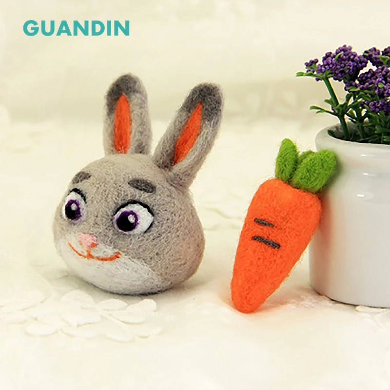 GUANDIN посылка необработанный войлочный материал упаковка сделай сам Mr.Tiger & Mrs.