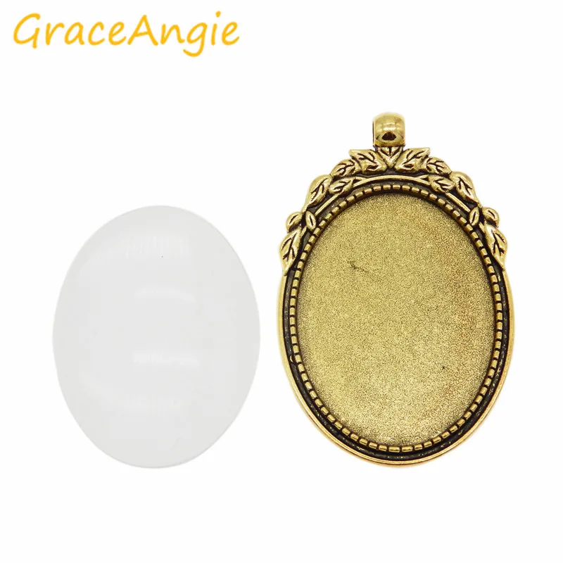 GraceAngie 1 комплу./упак. винтажный романтичный роскошный геометрический Овальный