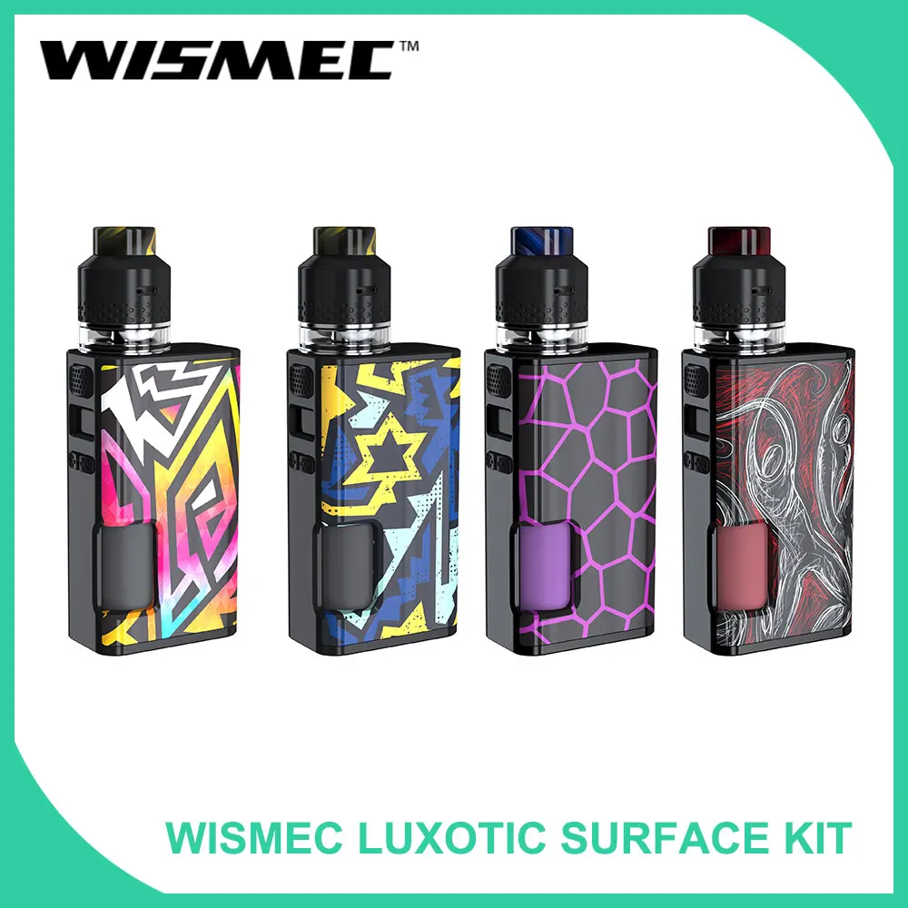 

Original Wismec Luxotic Surface Kit with 4ml KESTREL Tank 6.5ml Bottle 80W Output VS Luxotic BF E-Cigarette