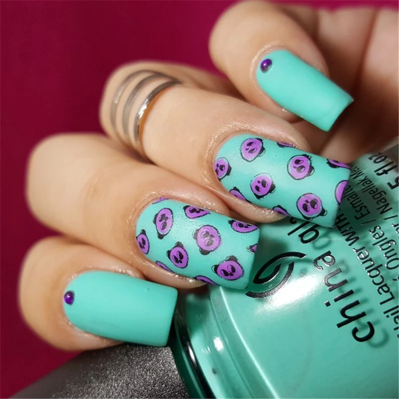 BORN PRETTY Animal Theme Nail Art Stamp шаблон собака кошка дизайн изображение печать пластины прямоугольник Маникюр Трафарет Инструмент BP-L025