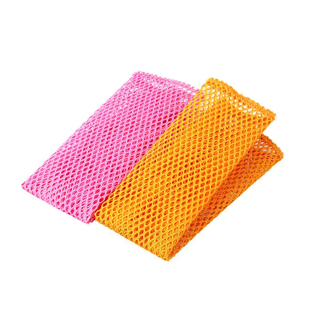 Cloth Dish Washing Towel Highly Efficient Cleaning Net Nonstick Oil Polyester Absorbent Strong Decontamination | Дом и сад