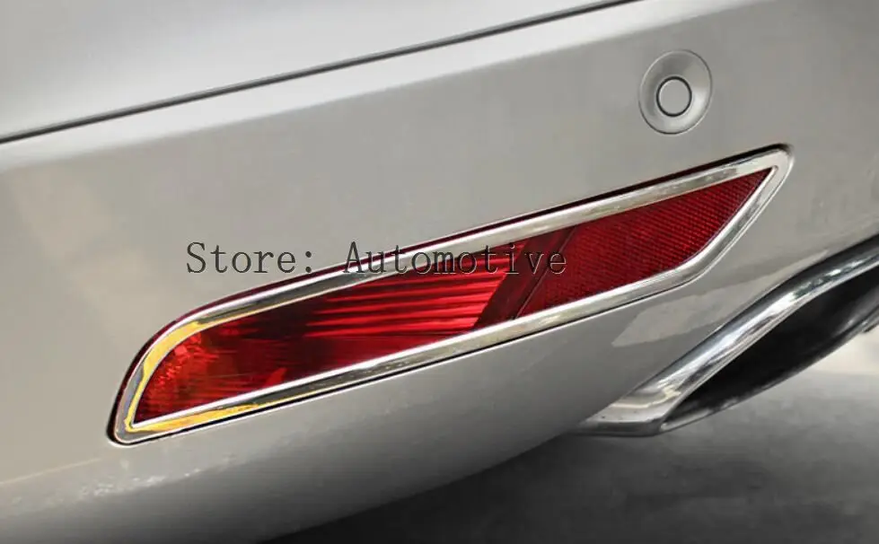 Для VOLVO XC60 ABS хромированные передние и задние противотуманные фары Накладка-, 4 предмета в комплекте