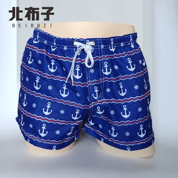 

New Brand BEIBUZI 2019 Men's Board Shorts and Quick Drying Shorts Beach Casual Summer Beach Short Pants free shiping