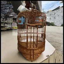1 set 36cm Thrush cage high class handmade bamboo made myna grackle bird cage 1 set 36cm Thrush cage high class handmade bamboo made myna grackle bird cage