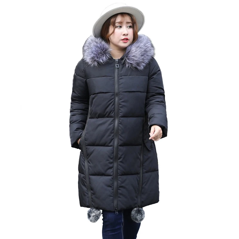 Winter Cotton Jacket Women Parkas Super Large Size 4XL-8XL Thicken Coat Hooded Tops Female Down cotton Coats 140KG can be worn Winter Cotton Jacket Women Parkas Super Large Size 4XL-8XL Thicken Coat Hooded Tops Female Down cotton Coats 140KG can be worn