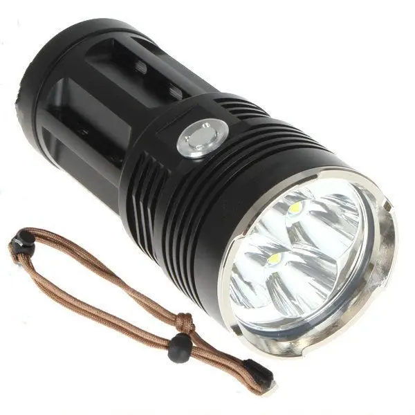 Wholesale SKY RAY 6000 Lumens 4 x XM L XML T6 LED Flashlight Head Torch 18650 Lanterna Lantern