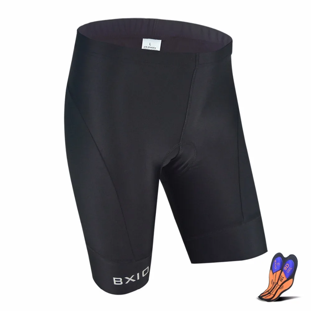 

Bxio Cycling Shorts Breathable Black Bicycle Shorts Summer Cycling Sportwear 9D Gel Pad Mountain Lycra Mens Cycling Shorts 001