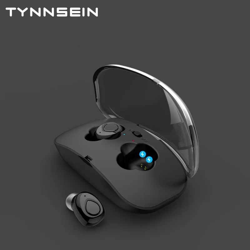 TYNNSEIN TWS Wireless Bluetooth Earphone Sport Stereo Earbud with Mic Handsfree Headset Charging Box for Smart Phone M18 | Электроника