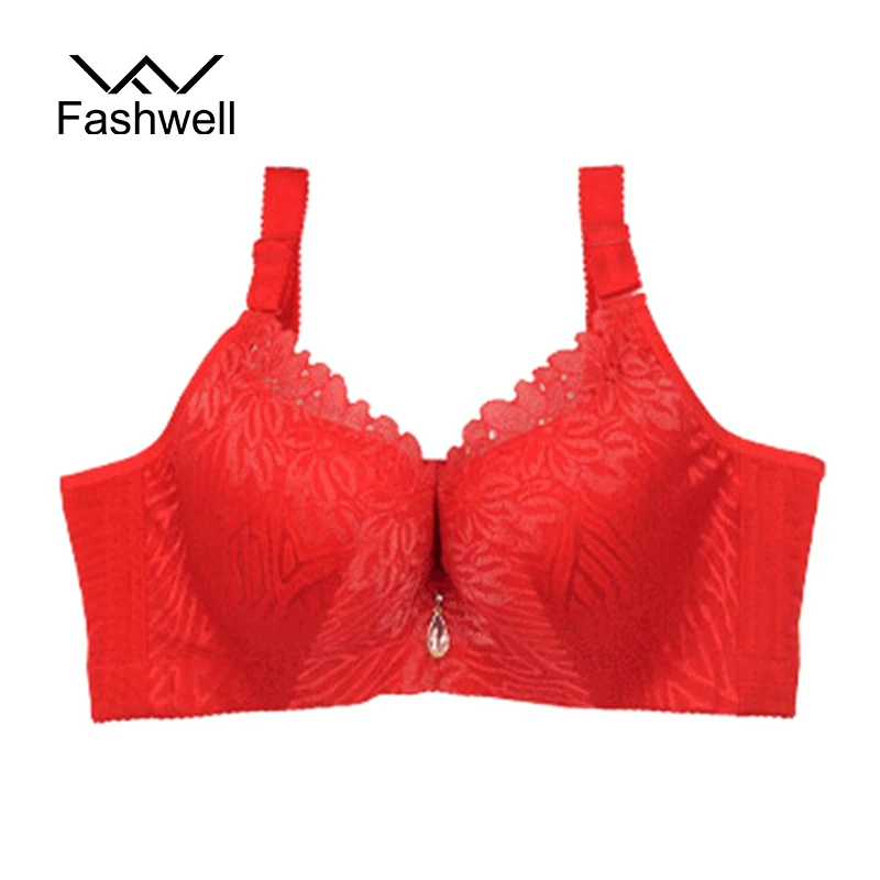 New Sexy Women Bra plus size D E cup Push Up Bra underwear Lace Adjustment type Bra everyday bras