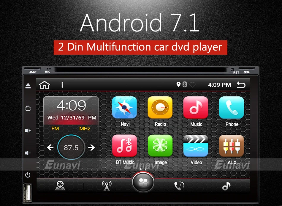 Sale Eunavi universal 2 Din android 7.1 car dvd player 2GB RAM 16GB ROM 2din Autoradio gps navigation bluetooth wifi usb free camera 6 Sale Eunavi universal 2 Din android 7.1 car dvd player 2GB RAM 16GB ROM 2din Autoradio gps navigation bluetooth wifi usb free camera 6