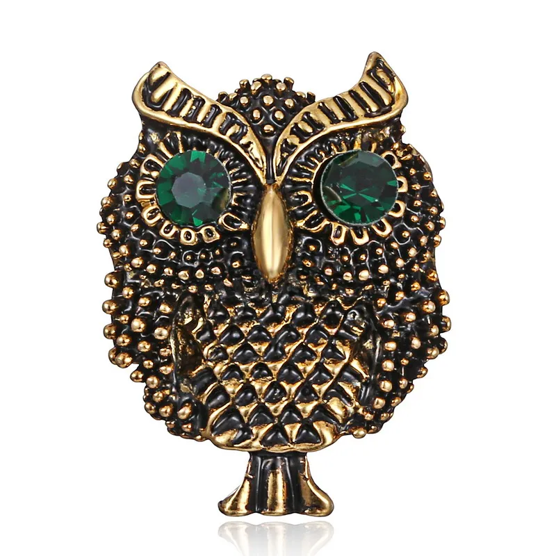 

Alloy Owl Brooches For Women And Men Metal Bird Animal Enamel Brooch Pins Rhinestone Christmas Gifts Brooches For Weddings