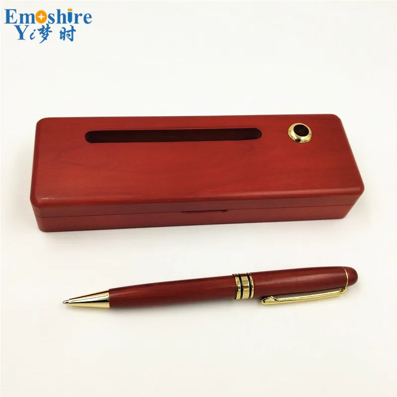 Emoshire Ballpoint Pen Wood ROLLER BALL Pen WITH WOOD BOX (2)