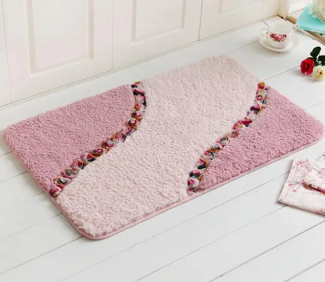 Eco Friendly Carpet Mat Living Dining Bedroom Area Rugs Slip Eco Friendly Carpet Mat Living Dining Bedroom Area Rugs Slip Resistant Door Floor Flower Bathroom Rug Home Textile