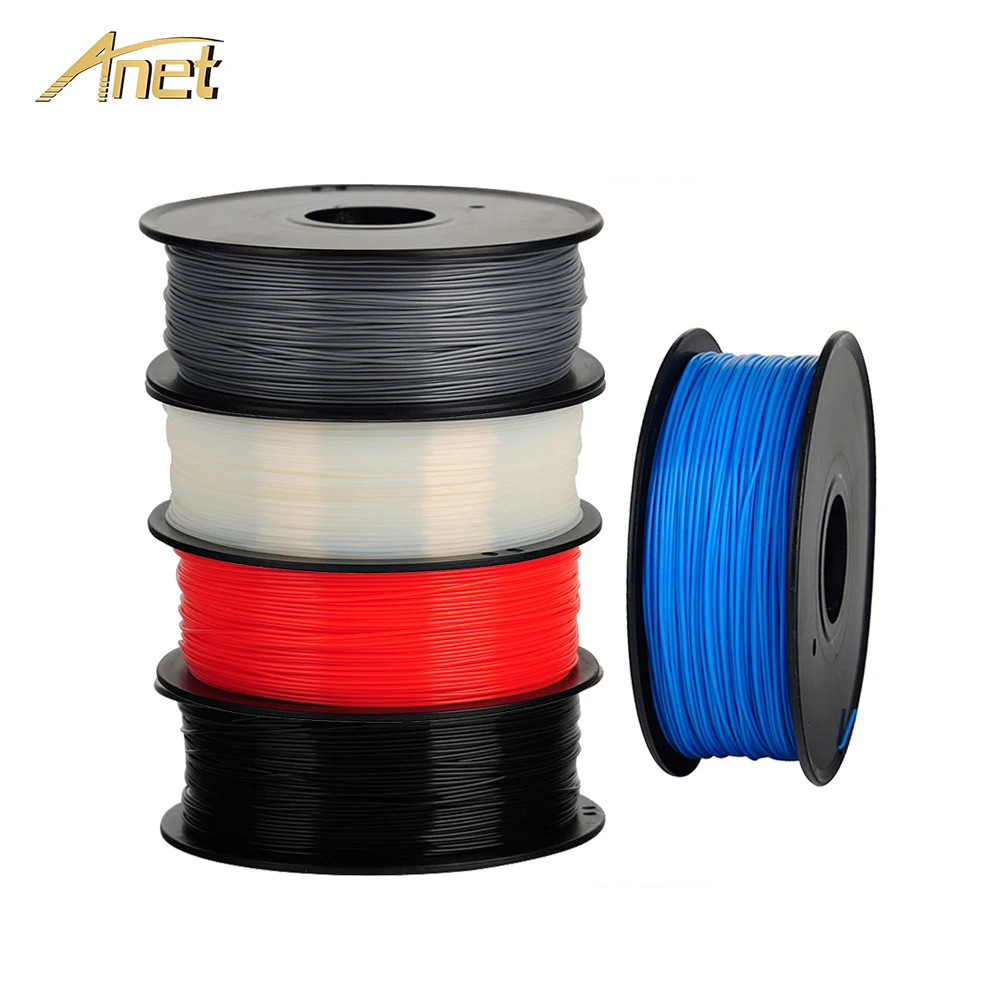 

Anet ABS filament 1.75mm 1Kg/Roll Plastic Consumables Material Refills for MakerBot/RepRap/UP/Mendel Anet 3D Printer Filament