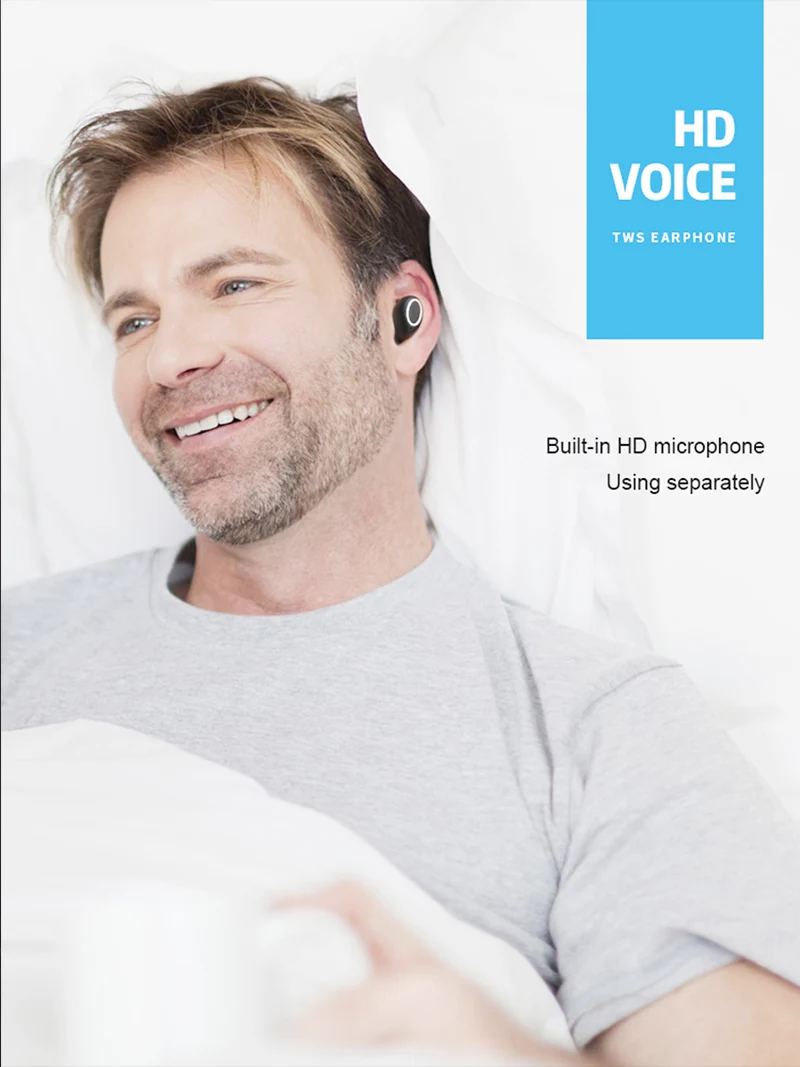 D015 TWS Mini Invisible Wireless Headphone Bluetooth 5.0 wireless Earpiece Waterproof Portable Headset For Car Driving Phone (4)