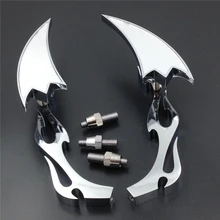 Aftermarket free shipping motorcycle parts Motor Billet Alloy Arrow Custom Mirror i GSXR600 750 1000 1100 Hayabusa CHROMEM