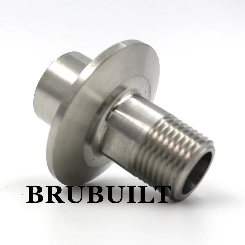 Brewers Hardware 1.5 Tri Clover Compatible X Male NPT Adapter 2 Male NPT Brewers Hardware 1.5 Tri Clover Compatible X Male NPT Adapter 2 Male NPT