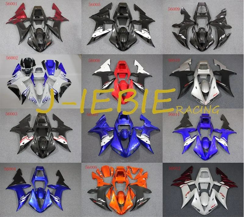 

ABS Injection Fairing Body Work Frame Kit for Yamaha YZF 1000 R1 2002 2003