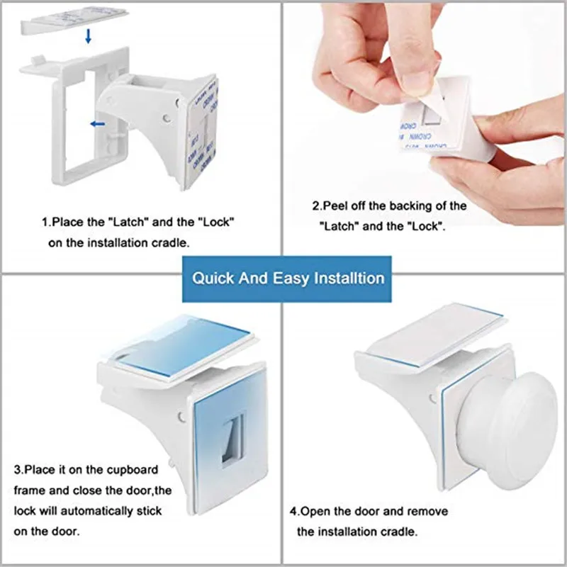 Магнитный замок для детей, 8 замков, Детская безопасность, защита для детей, замок для двери шкафа, детский ящик, шкафчик, безопасность, невидимые замки