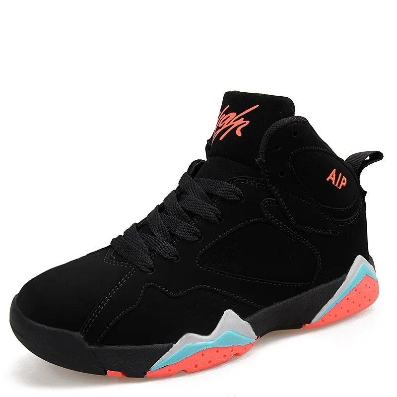 Professional Basketball Shoes Men Women Sneakers JD Breathable 6 OG Black Infrared Jogging LBJ Trainers Max Size European 44 - Цвет: Оранжевый