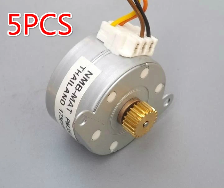

5PCS/LOT NMB N35 Micro Stepper Motor 2 Phase 4 Wire Small Circular Stepping Motors(6.8)